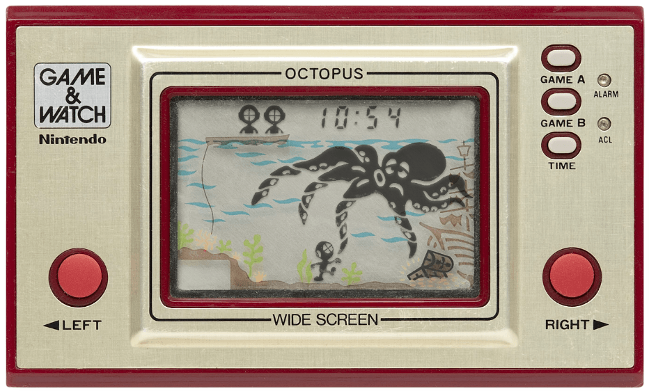 Game & Watch Octopus maquinita años 80